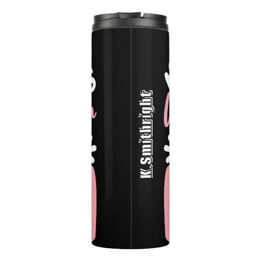 重量挙げ装置が私を呼び出すMom Graphic タンブラー (裏面)