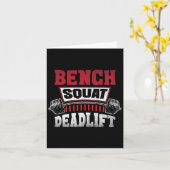重量挙げ訓練パワーリフティングベンチスクワットD カード (黄色い花)
