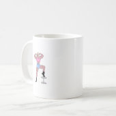 重量挙げ選手力 コーヒーマグカップ (正面左)