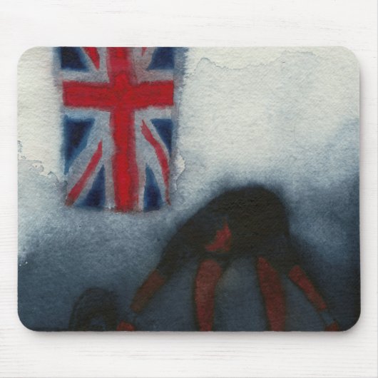 重量挙げ選手2010年 マウスパッド (正面)