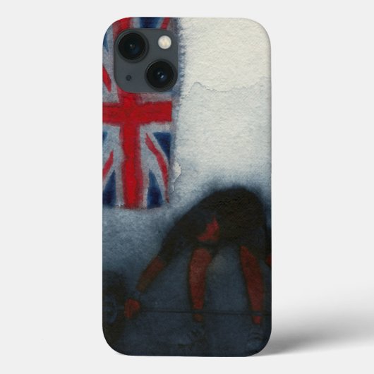 重量挙げ選手2010年 Case-Mate iPhoneケース (裏面)