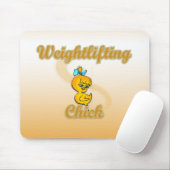 重量挙げ雛 マウスパッド (マウス)
