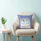 重量挙げ雪だるまユーモア枕ギフト クッション (椅子)