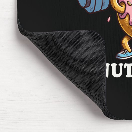 重量挙げ – おもしろいフィットネストレーニングジムドーナツロ マウスパッド (コーナー)