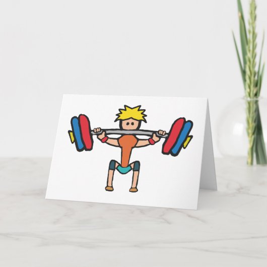 重量挙げ カード (正面)