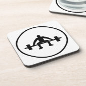 重量挙げ コースター (左側)