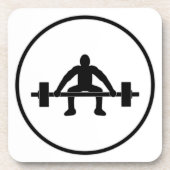 重量挙げ コースター (正面)