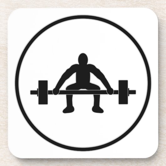 重量挙げ コースター (正面)