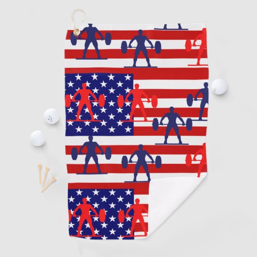 重量挙げ ゴルフタオル (インサイチュ)