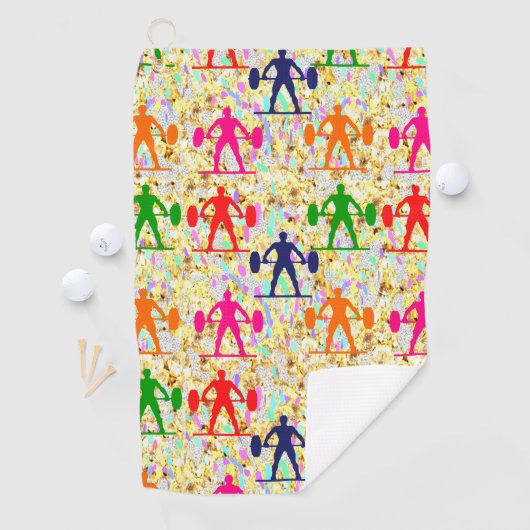 重量挙げ ゴルフタオル (インサイチュ)