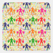 重量挙げ スクエアシール (正面)