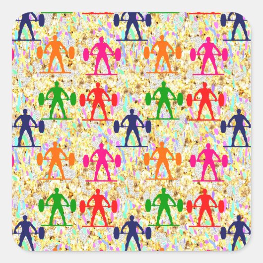 重量挙げ スクエアシール (正面)