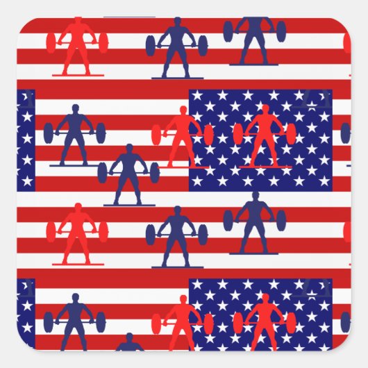 重量挙げ スクエアシール (正面)