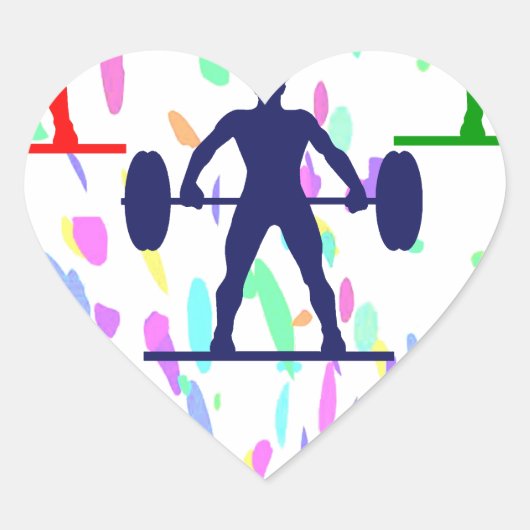 重量挙げ ハートシール (正面)