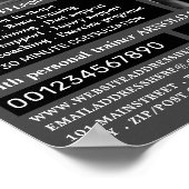 重量挙げ、パーソナルトレーナー、ジム広告ズ ポスター (角)