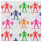 重量挙げ ファブリック (クローズアップ)