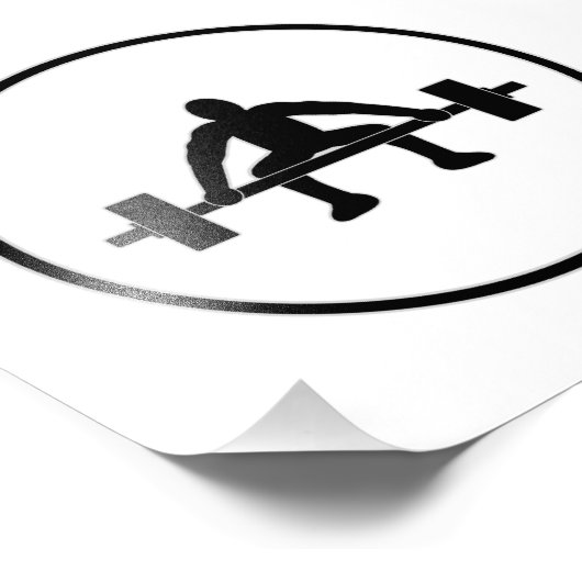 重量挙げ フォトプリント            (角)