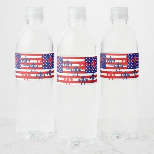 重量挙げ ペットボトルラベル (ボトル)