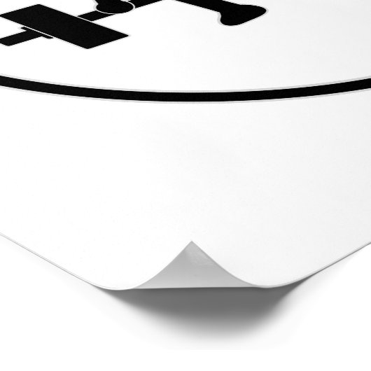 重量挙げ ポスター (角)