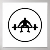 重量挙げ ポスター (正面)