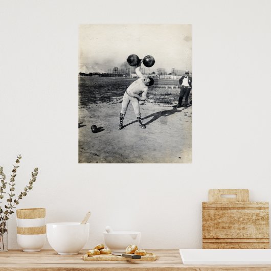 重量挙げ ポスター (キッチン)