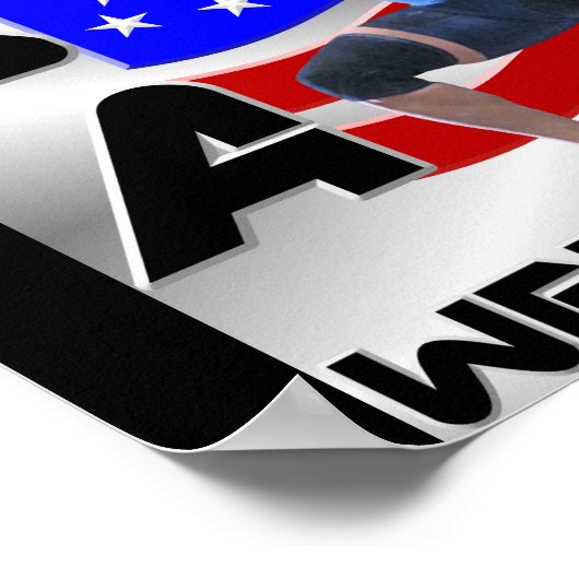 重量挙げ ポスター (角)