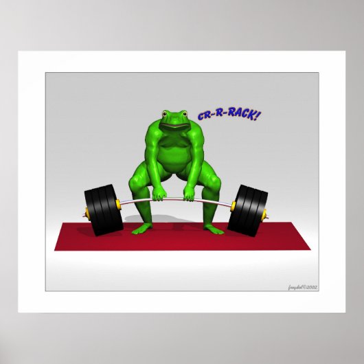 重量挙げ ポスター (正面)