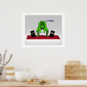 重量挙げ ポスター (キッチン)