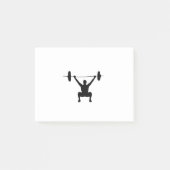 重量挙げ ポストイット (正面)