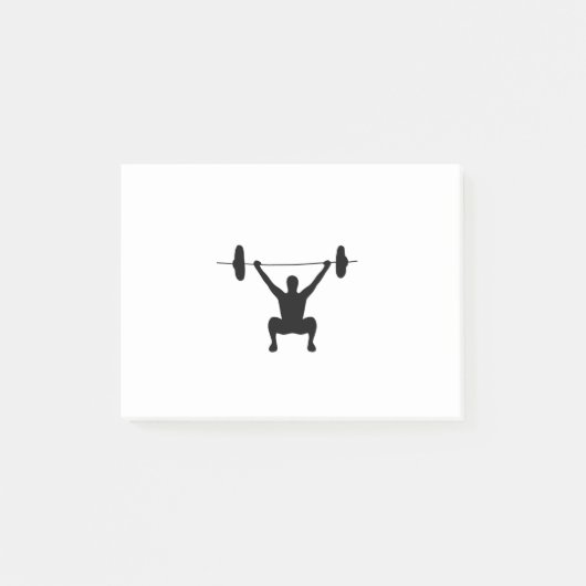 重量挙げ ポストイット (正面)