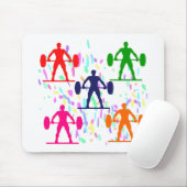 重量挙げ マウスパッド (マウス)