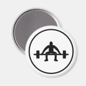 重量挙げ マグネット (正面/裏面)