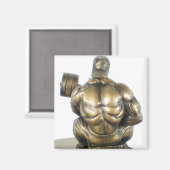 重量挙げ マグネット (正面/裏面)