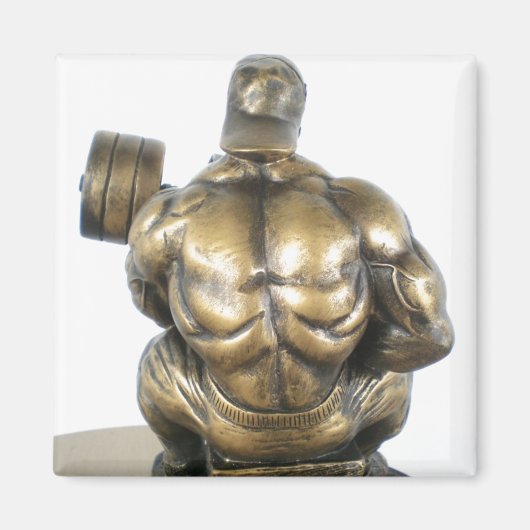 重量挙げ マグネット (正面)