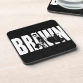 「重量挙げ」モチベーション – BRAWN コースター (左側)
