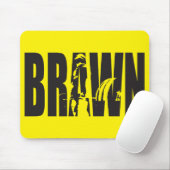 「重量挙げ」モチベーション – BRAWN マウスパッド (マウス)