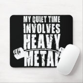 「重量挙げ」モチベーション – Heavy Metal マウスパッド (マウス)
