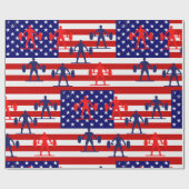 重量挙げ ラッピングペーパー (フラット)