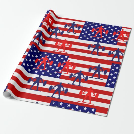 重量挙げ ラッピングペーパー (アンロールド)