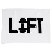 重量挙げ ラージペーパーバッグ (正面)