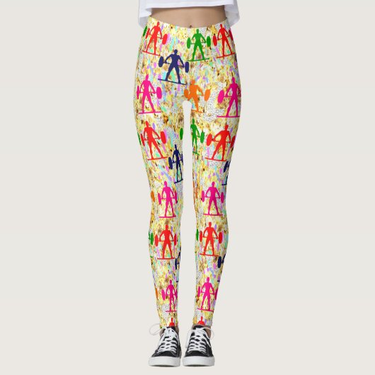 重量挙げ レギンス (正面)