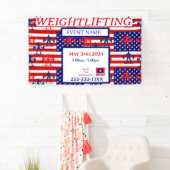 重量挙げ 横断幕 (インサイチュ)