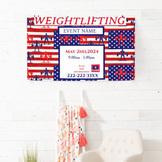 重量挙げ 横断幕 (インサイチュ)