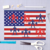 重量挙げ 薄葉紙 (クラフト)