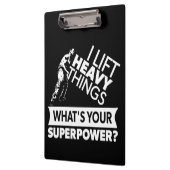 重量挙げ – 重量物を持ち上げる – すごい動力 クリップボード (左)