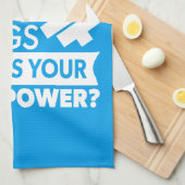 重量挙げ – 重量物を持ち上げる – SuperPower キッチンタオル (四つ折り)