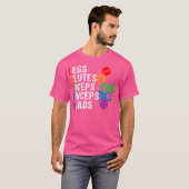 重量挙げ Tシャツ (正面フル)