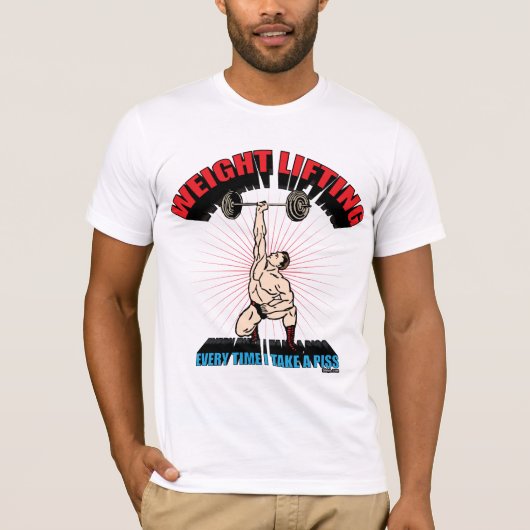 重量挙げ Tシャツ (正面)