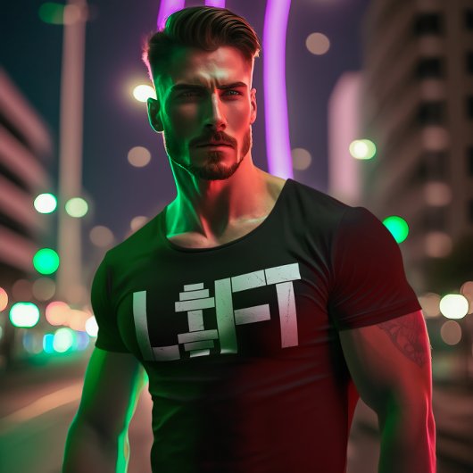 重量挙げ Tシャツ
