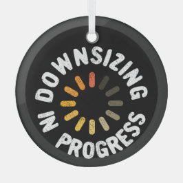 重量損失処理計画の縮小の進行中 ガラスオーナメント